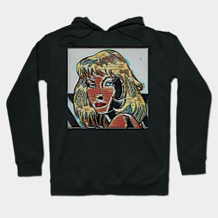 potrait of pretty woman Hoodie